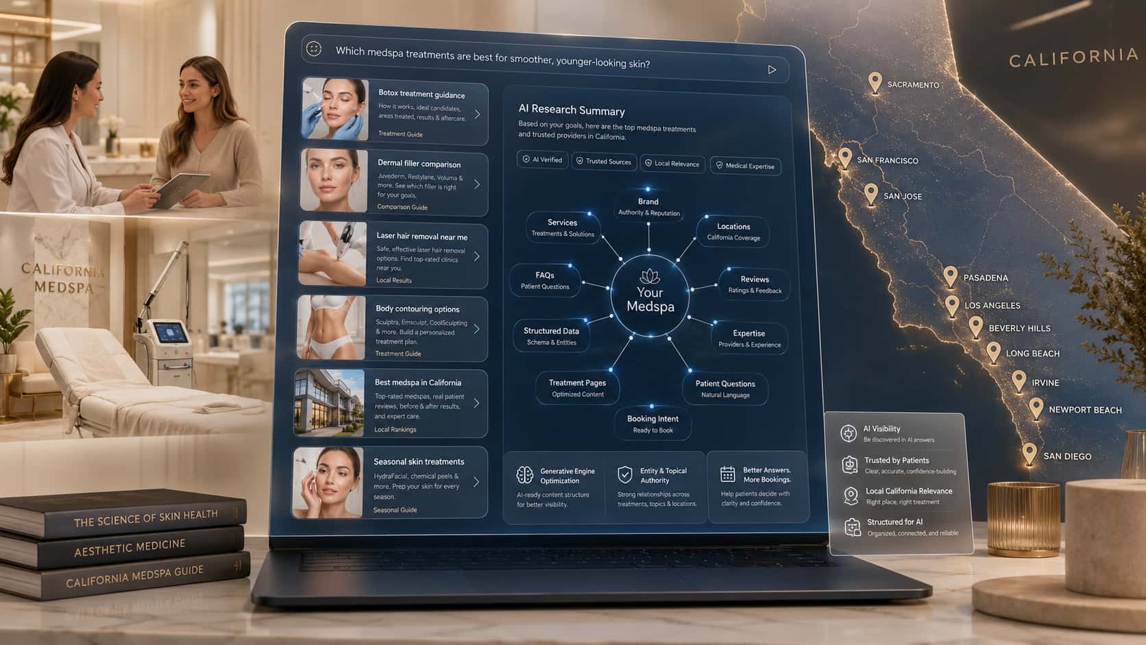 Generative Engine Optimization for California medspas