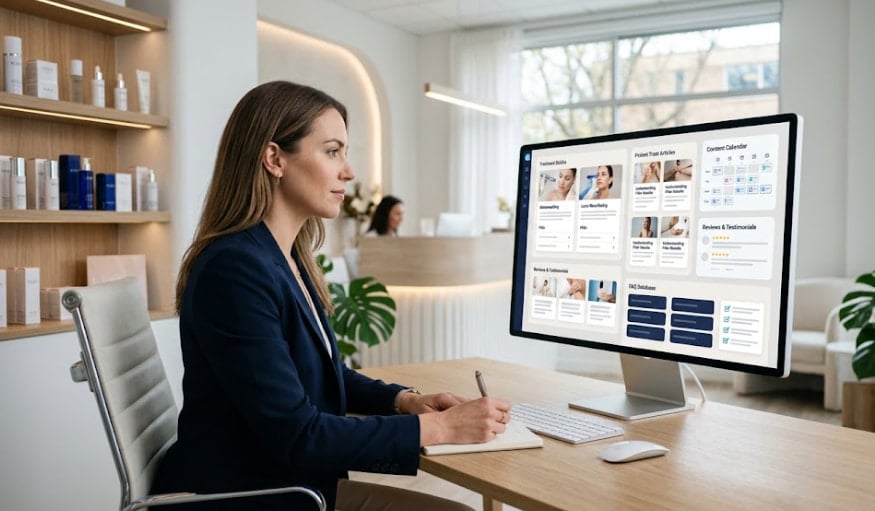 Medspa content for patient trust and education